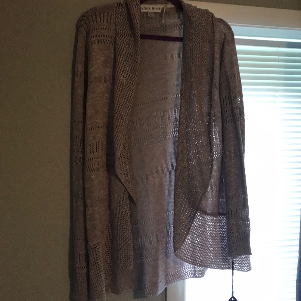 Tunic Length Knit Cardigan NWT